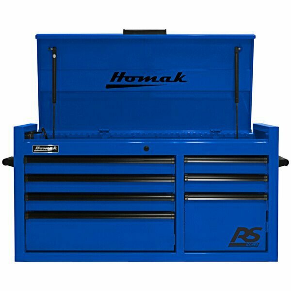 Homak RS Pro 41'' Blue 7-Drawer Top Chest BL02004173 571BL02004173